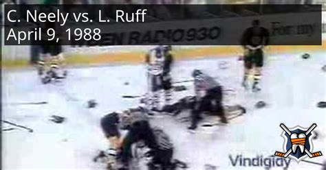 lindy ruff hockey fights